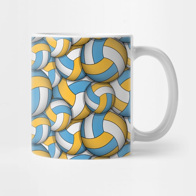 Volleyball Pattern by Designoholic